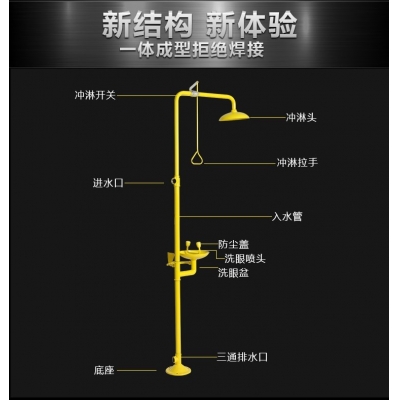 復合式耐腐蝕洗眼器